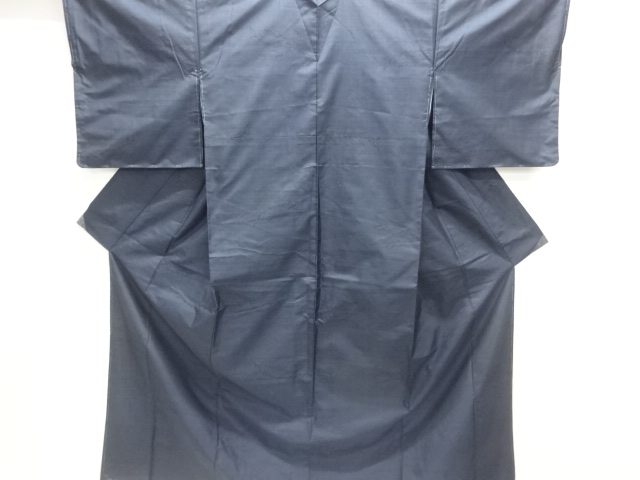 JAPANESE KIMONO / DORO OSHIMA TSUMUGI / UNUSED / WOVEN LEAVES / 7MARUKI